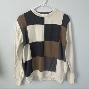Oscar De La Renta Color Block Sweater